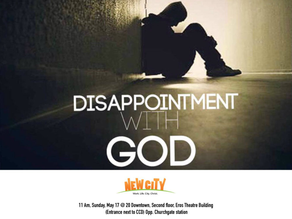Disappointment with God Image